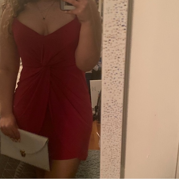 21 Saints Small Red knotted Dress - Picture 6 of 8